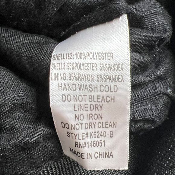 Monteau Girl Size 8 Black & Ivory Sherpa Zip Up Lined Bomber Jacket NWT - Picture 3 of 4